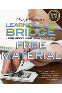 Free Material from Gary Brown's Learn to Play Bridge