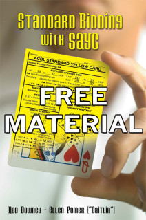 Free Material from Standard Bidding with SAYC